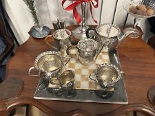 Art and craft silver tea and
