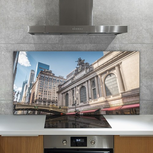 Glass kitchen splashback tile - kitchen,