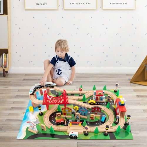 Pack kids wooden train - 80,