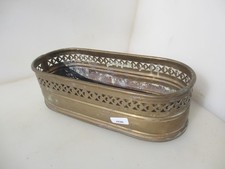 Vintage brass trough - vintage,