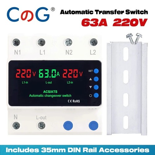 63a 220v ats automatic - 220v,
