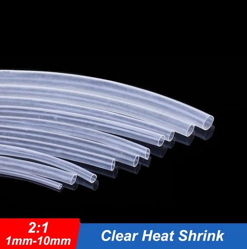 Clear heat shrink electrical - clear,