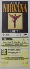 NIRVANA Unused Concert Ticket