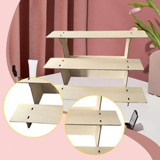 Wooden Retail Display Shelves Sturdy Multipurpose Retail Table Display Stand 3