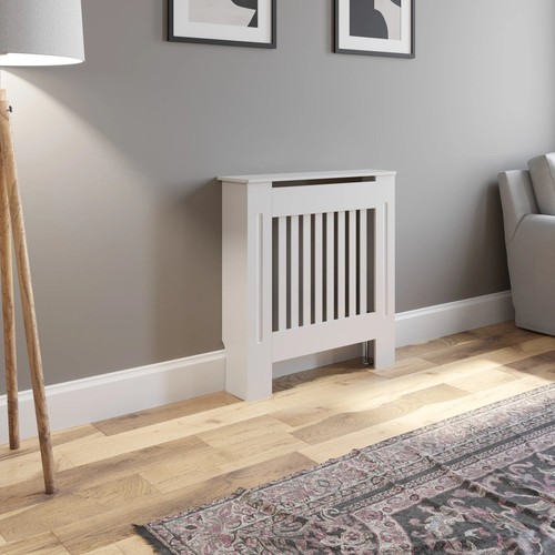 Radiator cover small white - cover,