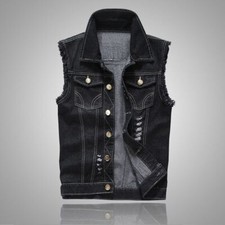 Cowboy Sleeveless Jackets Mens