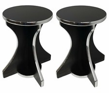 Retro Arcade Stools Black &