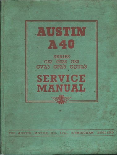 Austin a40 series - a40, g2s2