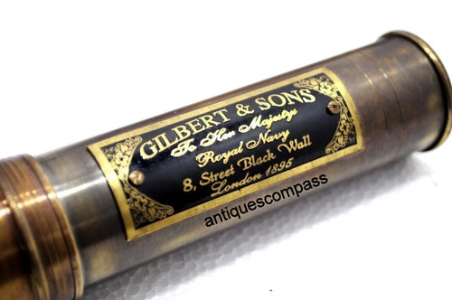 Vintage brass kaleidoscope - brass,