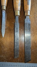 Stormont Vintage Wood turning Chisels X 3