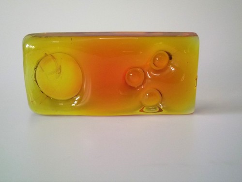 Rare whitefriars glass slab - slab, no