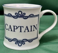 Nauticalia China Mug Captain 275ml. Unboxed.