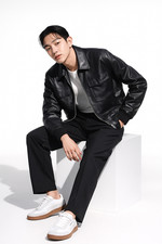 Men’s Genuine Black Leather