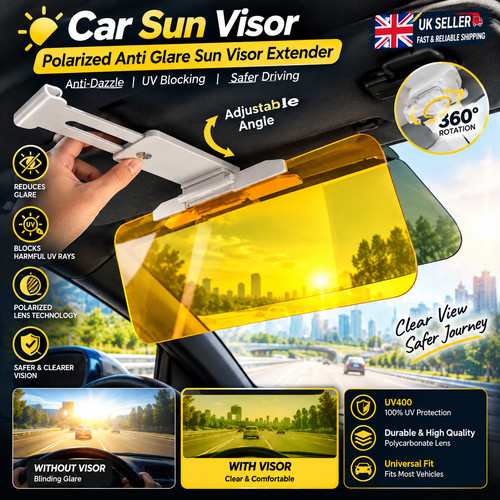 Car sun visor extender - visor,