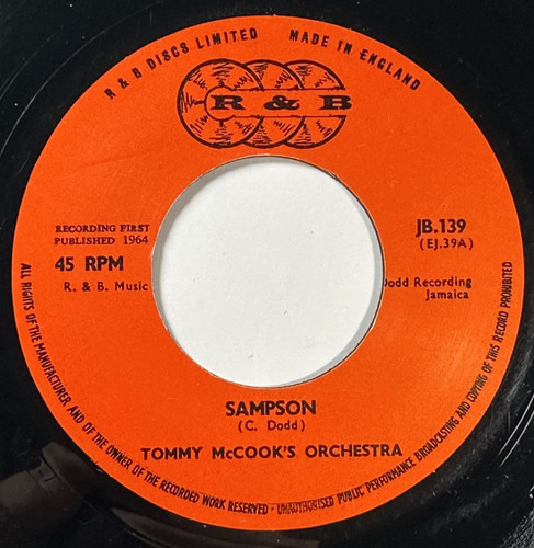 Great tommy mccook maytals - tommy, mccook/maytals