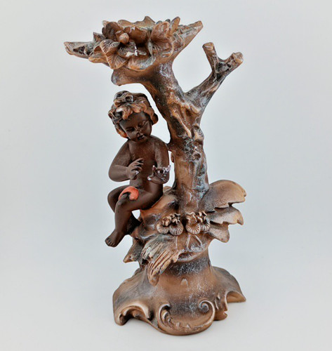 Cherub angel figurine statue - cherub,
