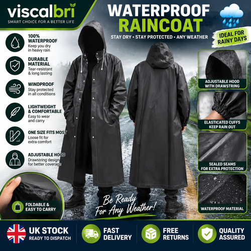 Unisex waterproof long - waterproof,