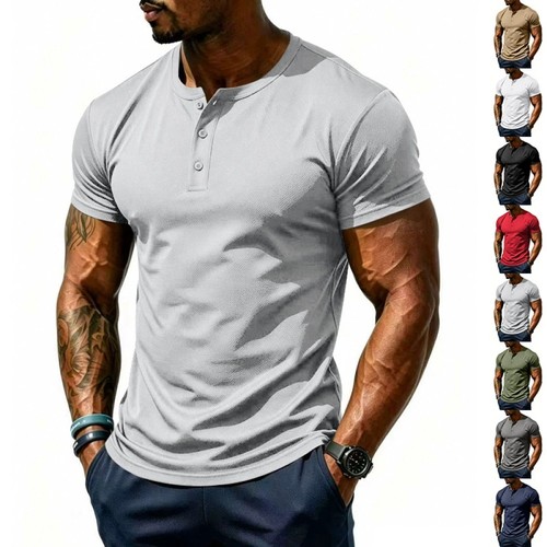Men quick dry mesh - dry, henley