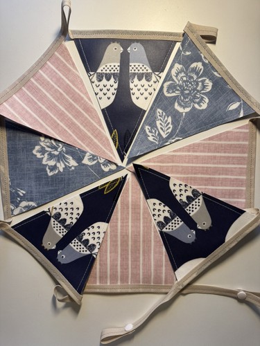 Handmade oilcloth bunting - oilcloth,