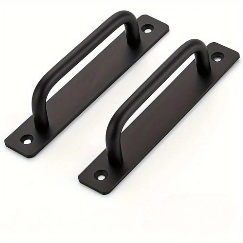 2pcs black door pull handles - 2pcs,