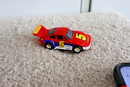 Tyco slot car - tyco, red/white/blue