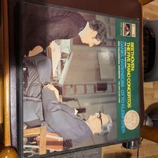BEETHOVEN The Five Piano Concertos LP BOX SET 1968 EMI Stereo BARENBOIM *Ex*