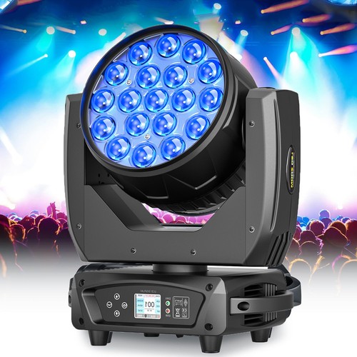 Led 19x20w zoom moving - zoom, head