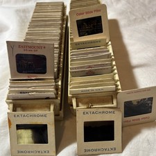 Vintage vacation film slides