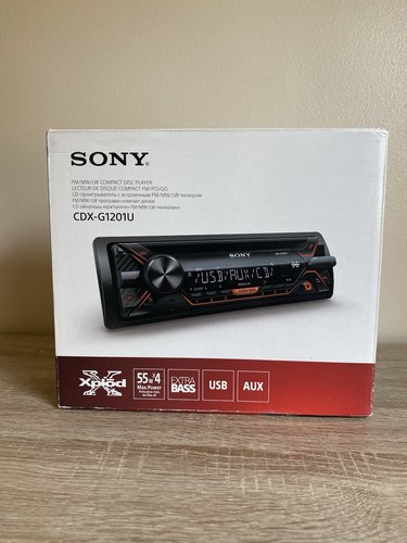 Cdx g1201u sony head unit - unit, with
