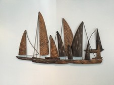 Fleet Of Boats - Metal Wall Art