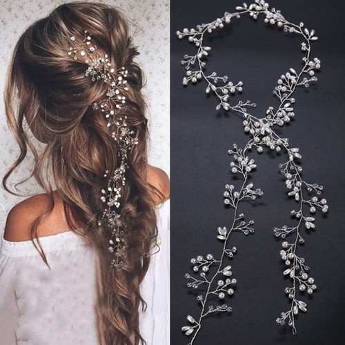 Tiara pearl crystal bride - tiara,