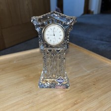 USED Edinburgh Crystal Clock