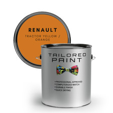 RENAULT TRACTOR YELLOW ORANGE Tractor Machinery 5L 2K PU Paint