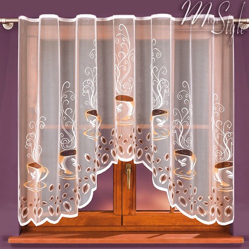 Jardiniere net curtain coffee - net,