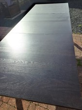 Black IKEA extendable dining tables