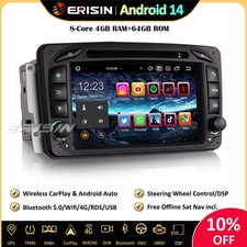 64GB Android 14 Car Stereo Sat