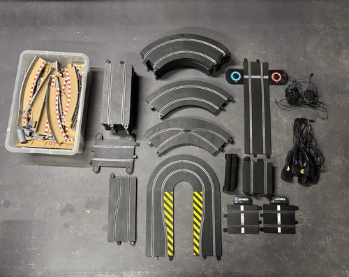 Scalextric track pieces - pieces, &