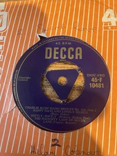 THICK TRI GOLD DECCA 45 7" F