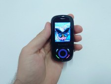 Alcatel OT-380 Blue (Unlocked) Mobile Phone simple basic elders One Touch 380