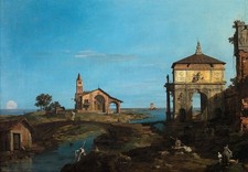 Canaletto, An Island in the