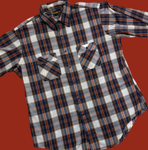 Sears men thumbs plaid - thumbs,