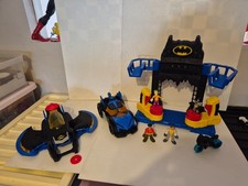 Imaginext Batman Battle Batcave Figure Set, DC Super Friends, Gotham City