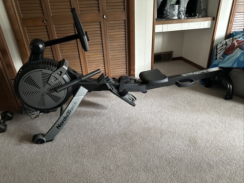 Nordic track rower - track,
