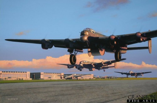 Dambuster aviation art print - art,