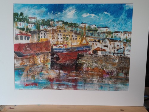 Original mixed media polruan - mixed,