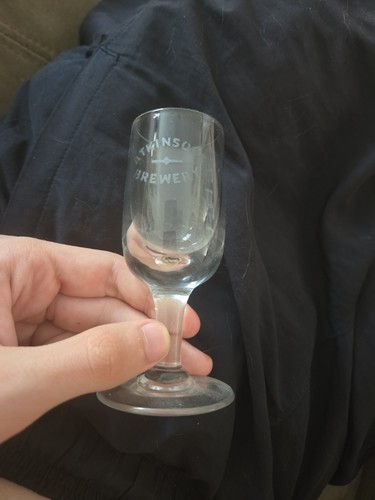 Atkinsons brewery beer glass - atkinsons,
