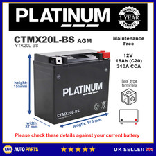 CTMX20L-BS PLATINUM AGM