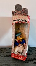 Gund Donald Duck Marionette Toy Doll Walt Disney Productions 1503  Box puppet