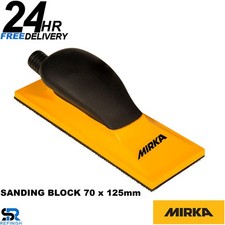 Mirka Hand Sanding Block 70×198mm – Premium Yellow Dust Extraction