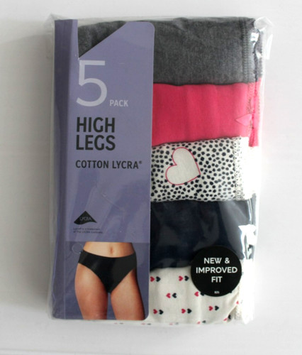 Ladies 5 pack cotton - &,